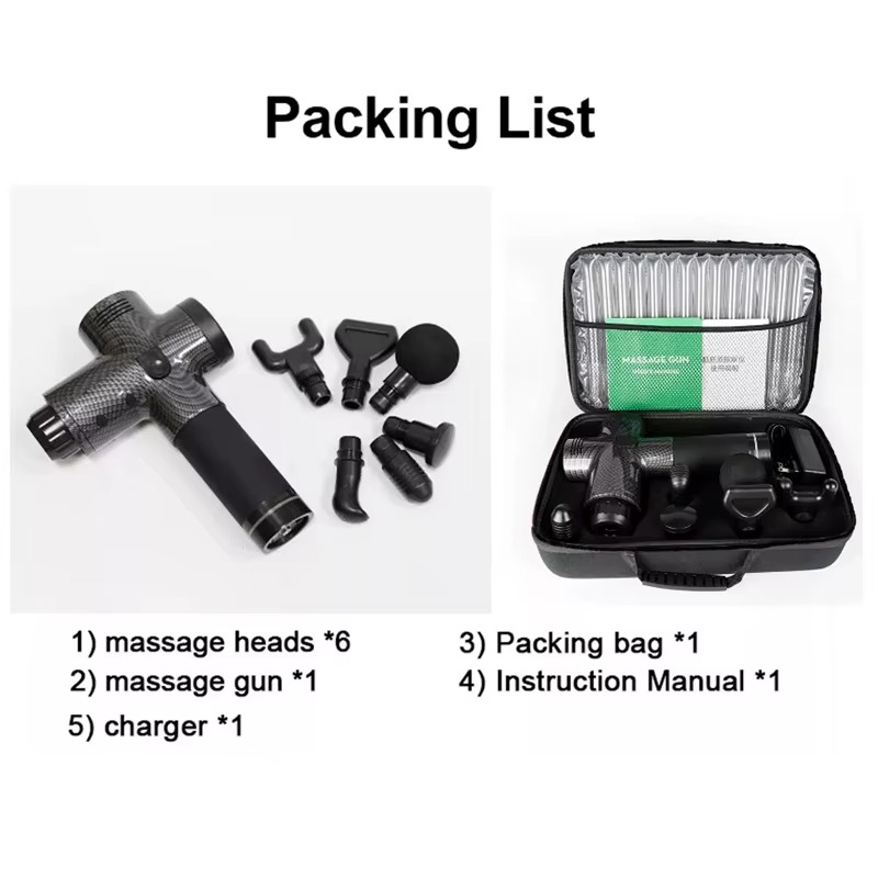 Premium Massage Gun - 6 Heads