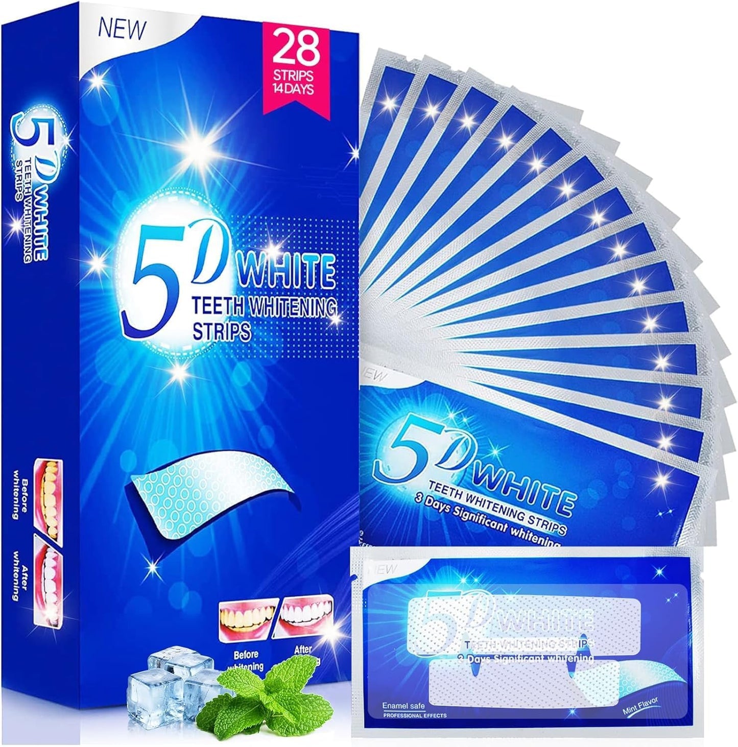 5D Teeth Whitening Strips