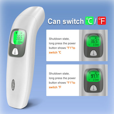 Touch-less Forehead Ear Thermometer